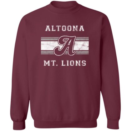 Altoona Script A Distressed Crewneck Sweatshirt