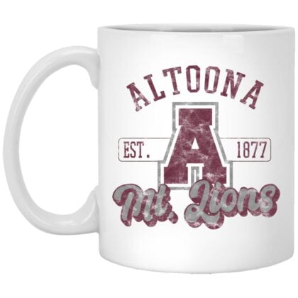Altoona Mt. Lions Distressed Print Mug