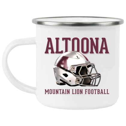 Altoona Football Helmet Enamel Camping Mug