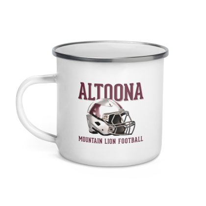 Altoona Football Helmet Enamel Mug