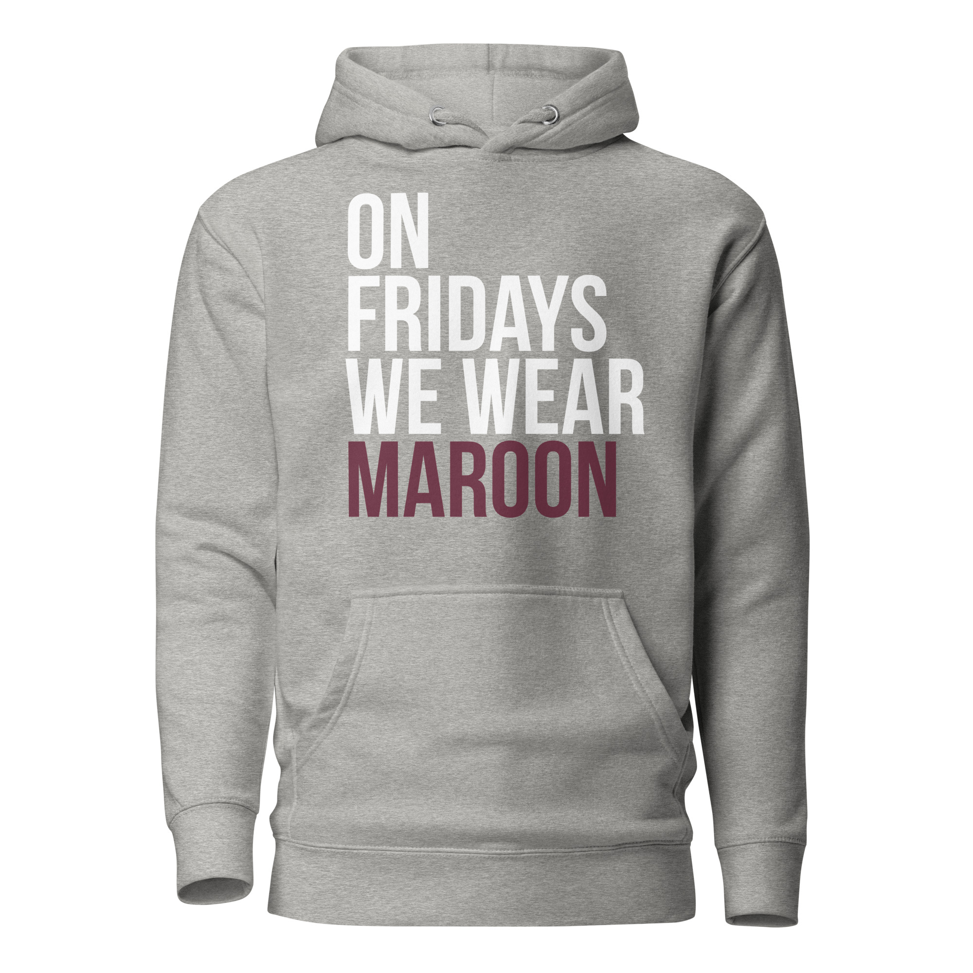 On Fridays we Wear Maroon Hoodie - Image 2