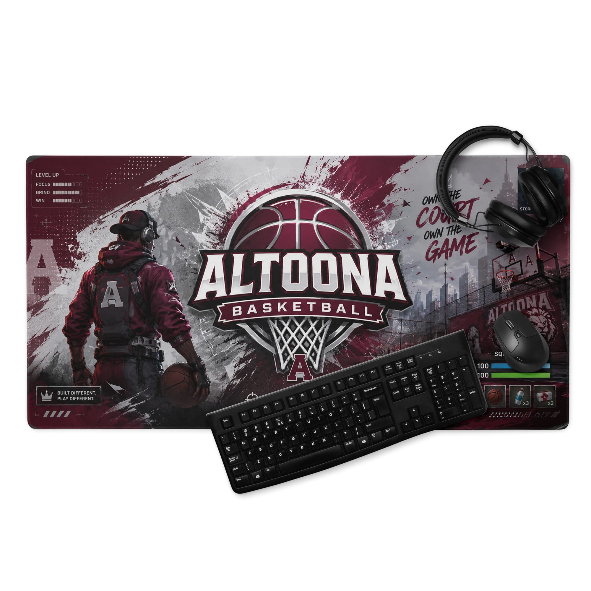 Altoona Basketball Gaming mouse pad