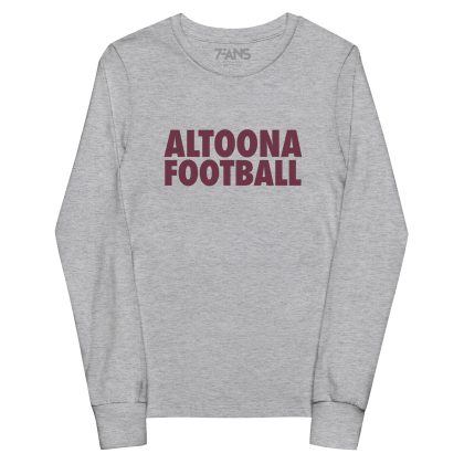 Youth Altoona Football long sleeve tee
