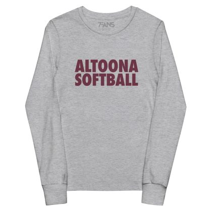 Youth Altoona Softball long sleeve tee