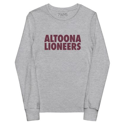 Youth Altoona Lioneers long sleeve tee