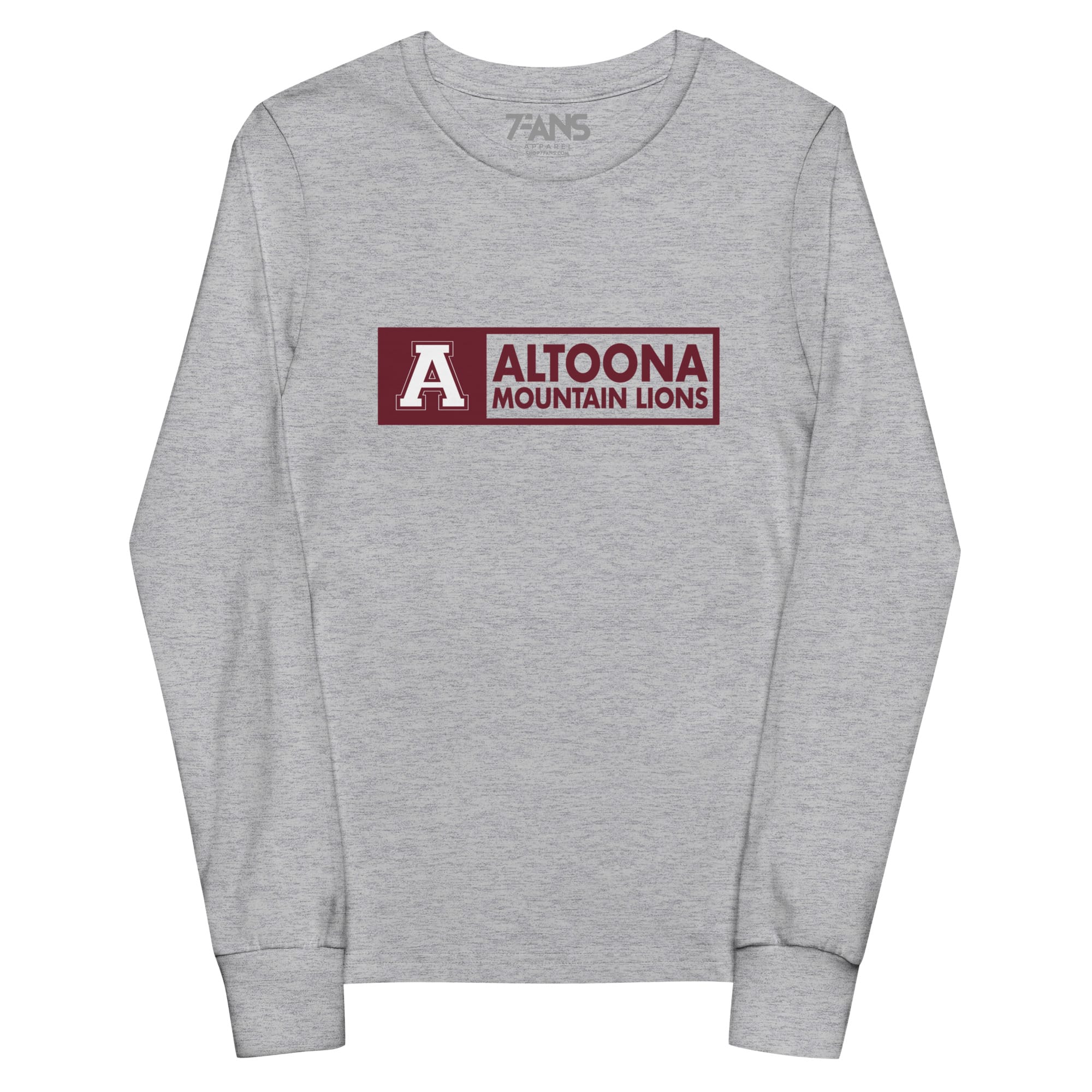 Altoona Block A Banner Youth Long Sleeve Tee